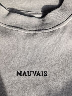 Mauvais Crewneck Shirt - Light Taupe Color